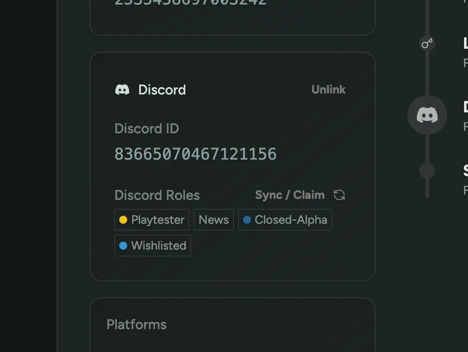 Claim & Sync Discord Roles