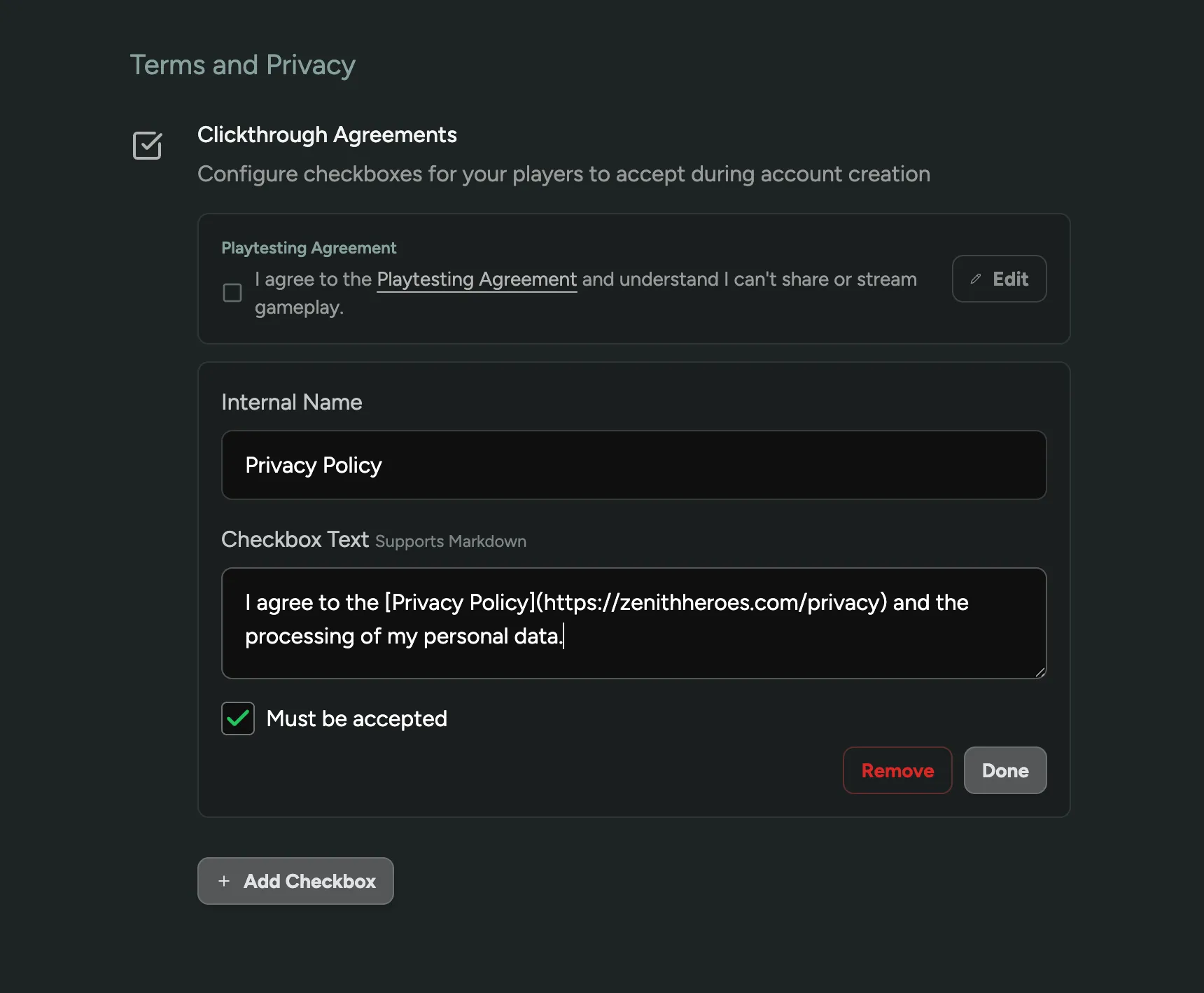Clickthrough Agreements