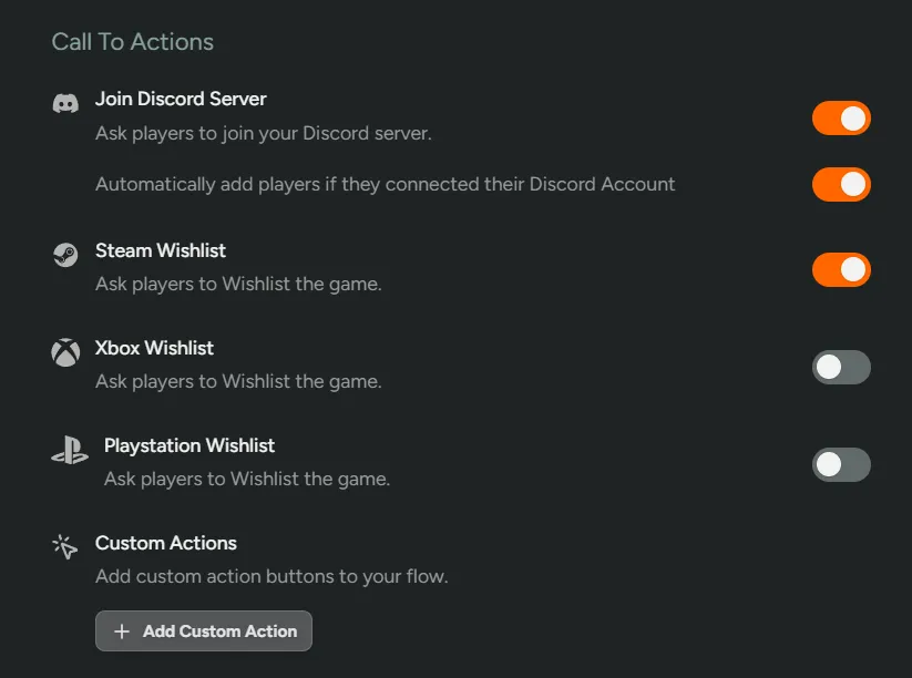 Call to Actions