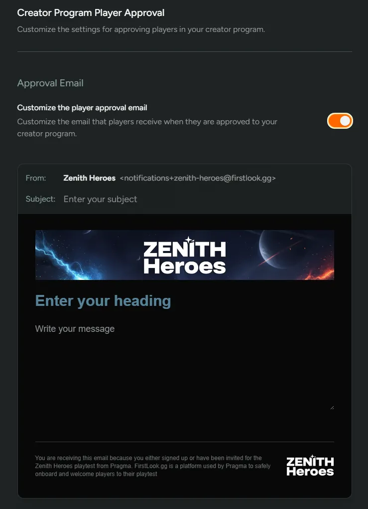 Approval