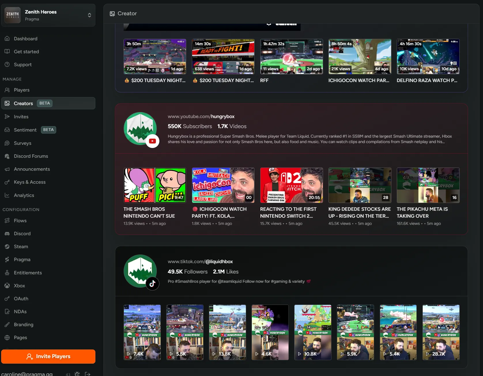 Creator Program Beta