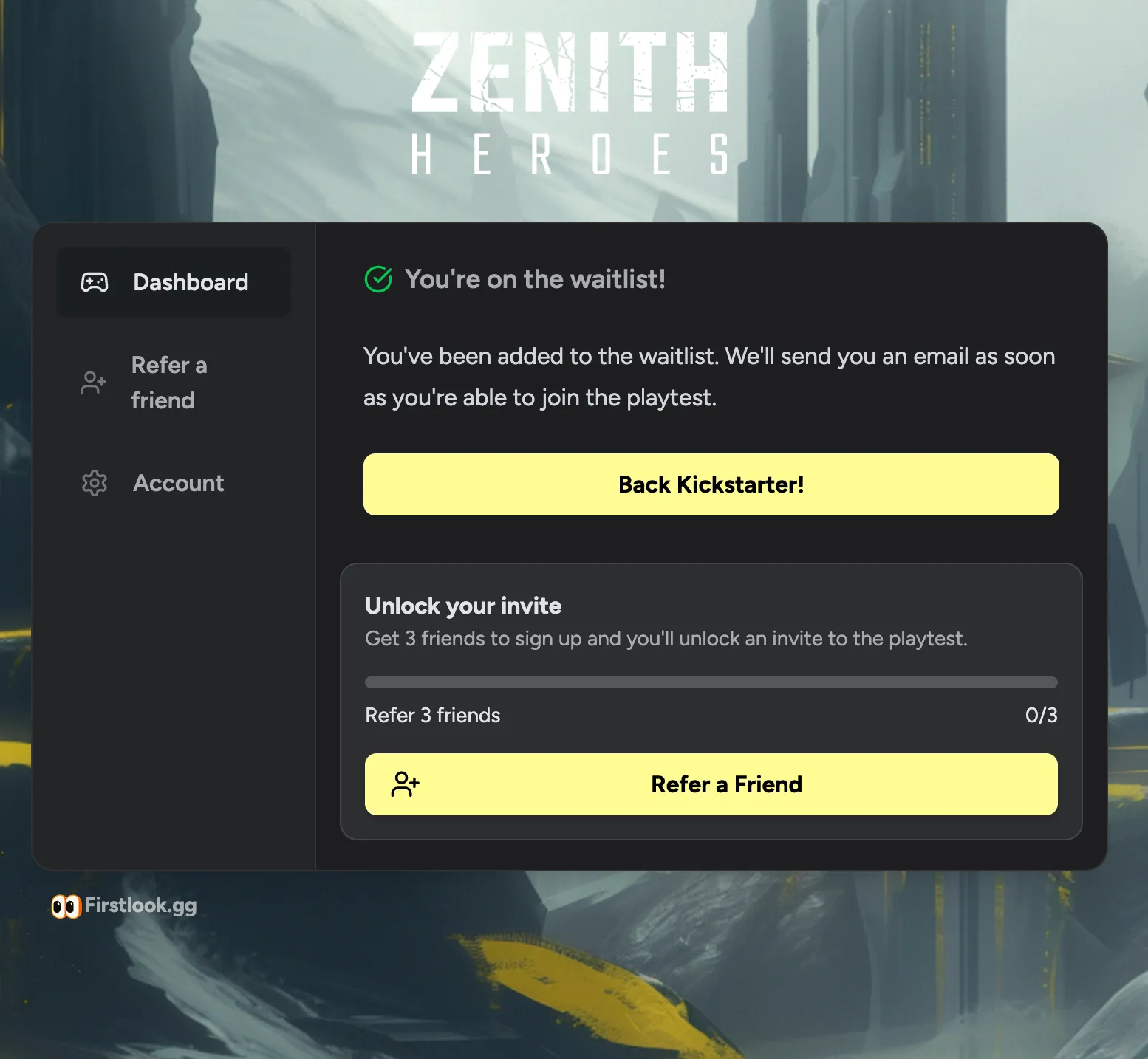 Custom Action player view