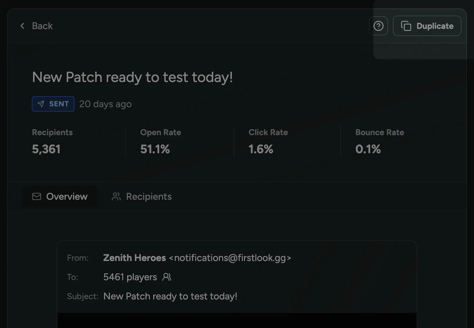 Duplicate Announcements
