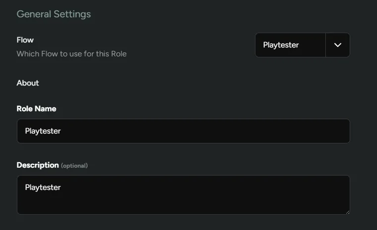 General Settings