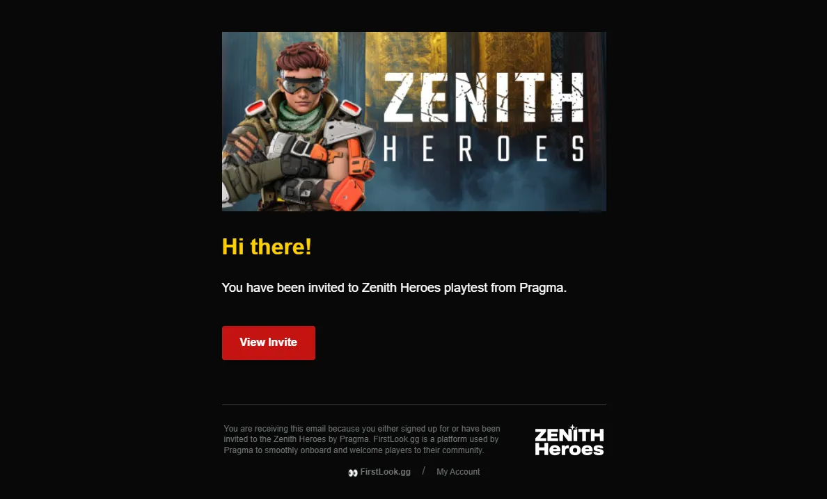 Invite Email