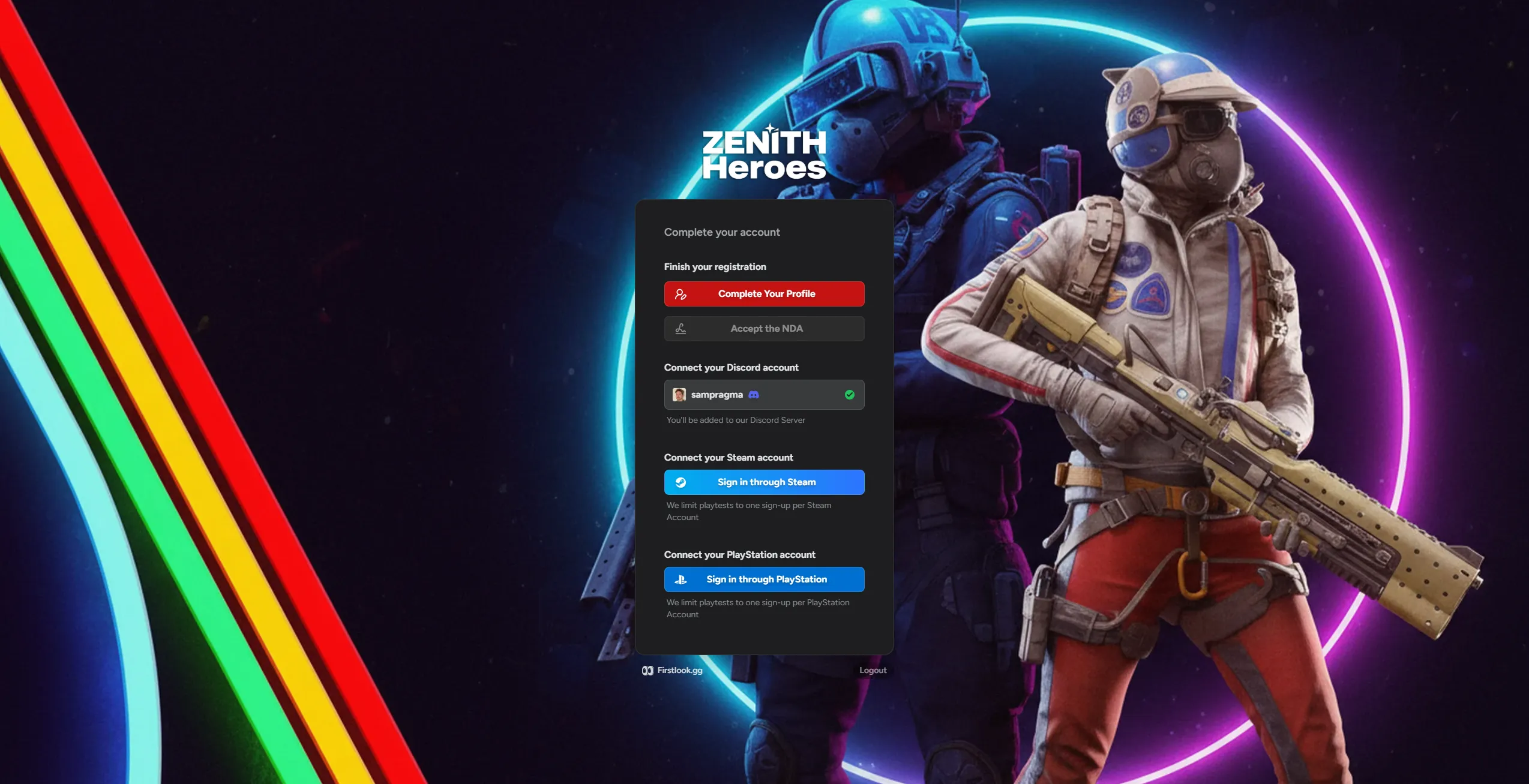 Onboarding Social Accounts
