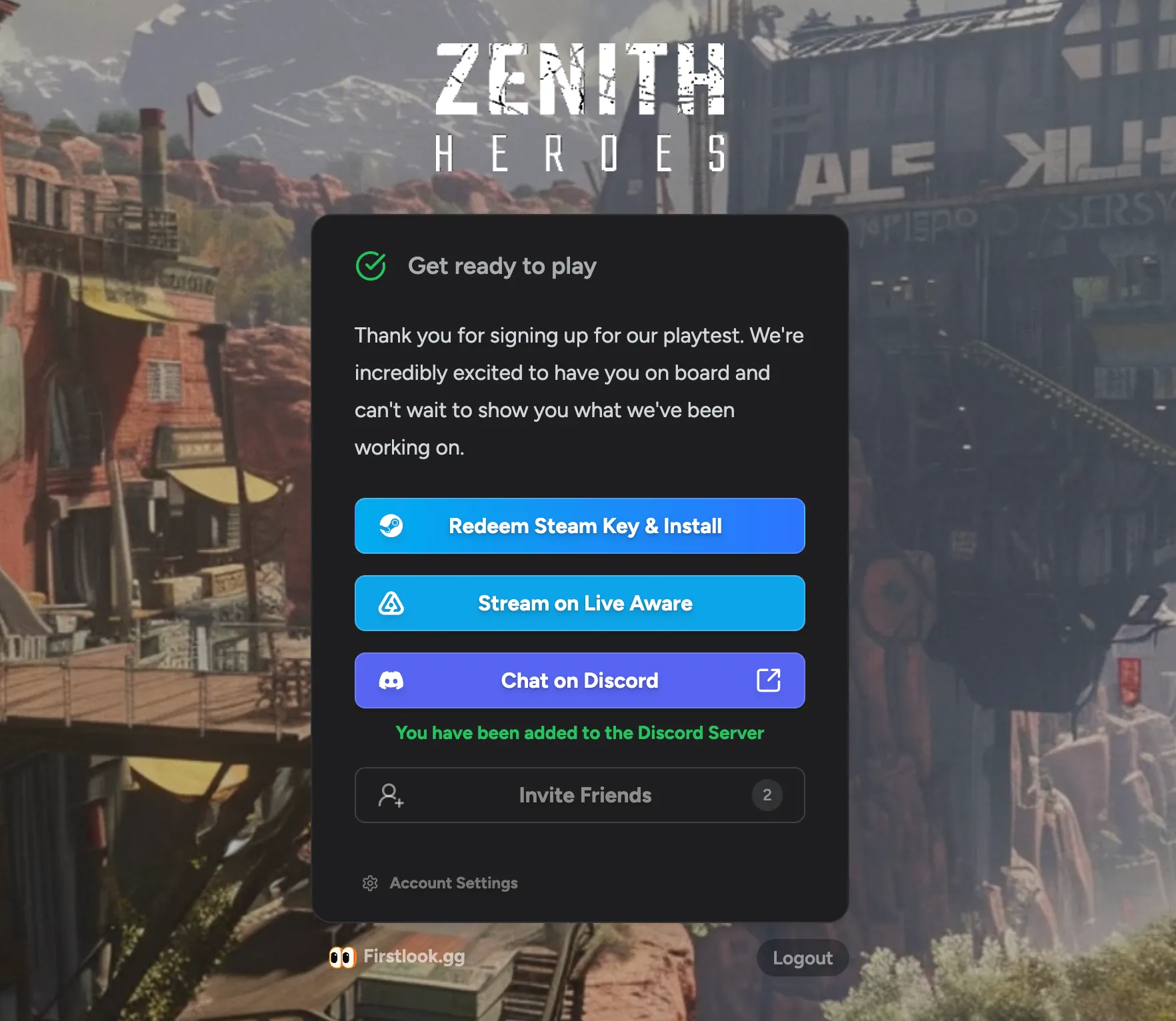 Live Aware Call to Action