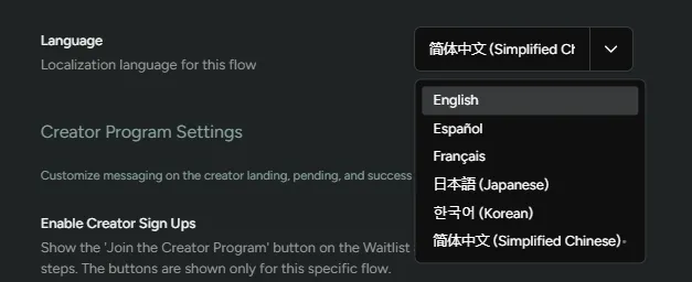 More Flow Localization Languages