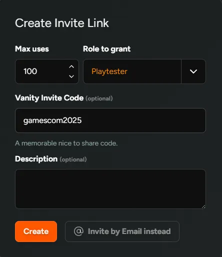 Multiple-Use Invite Code