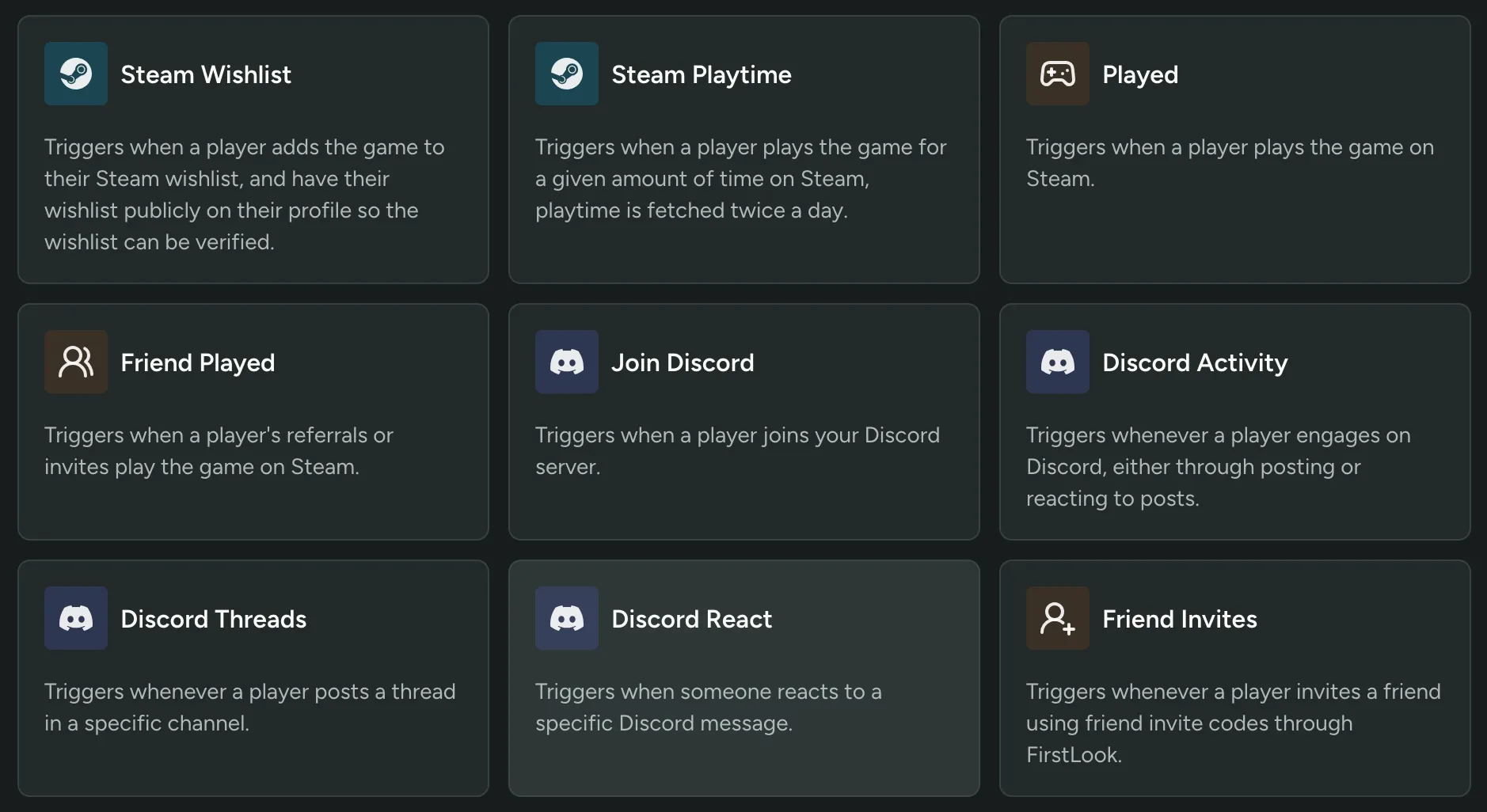 Join Discord and Discord React in the quest library