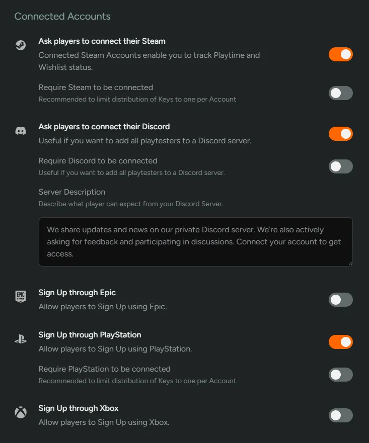 Connect Accounts