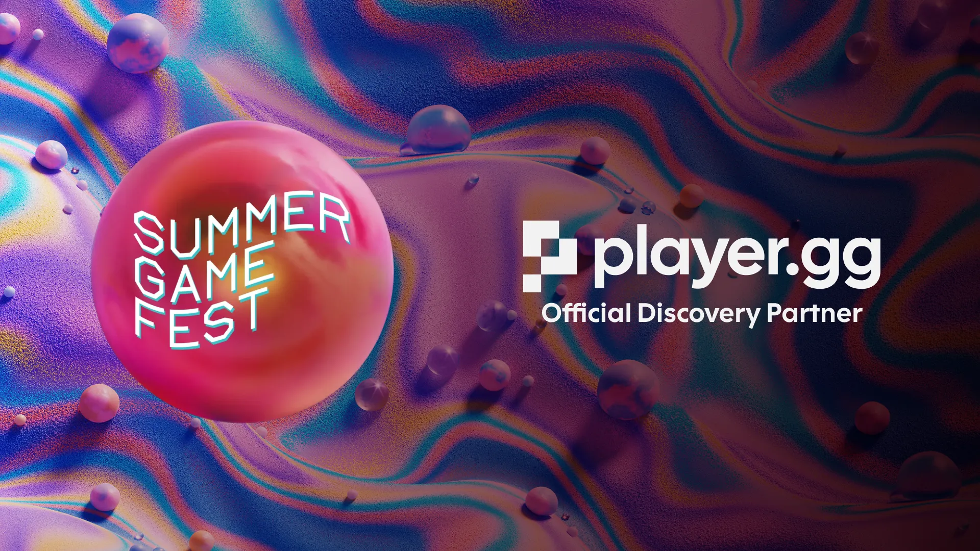 Summer Game Fest and player.gg official discovery partner artwork