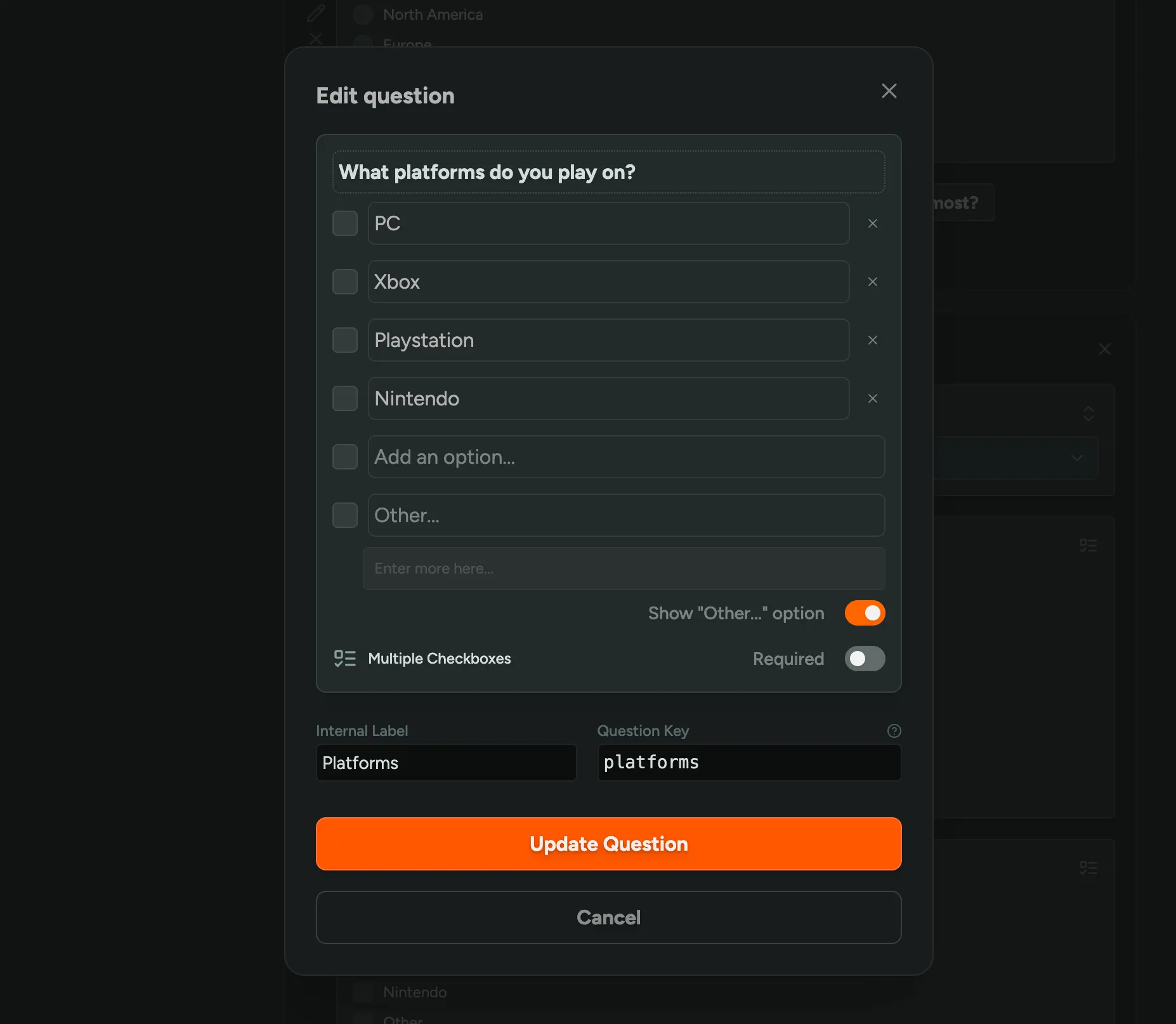 Edit Question