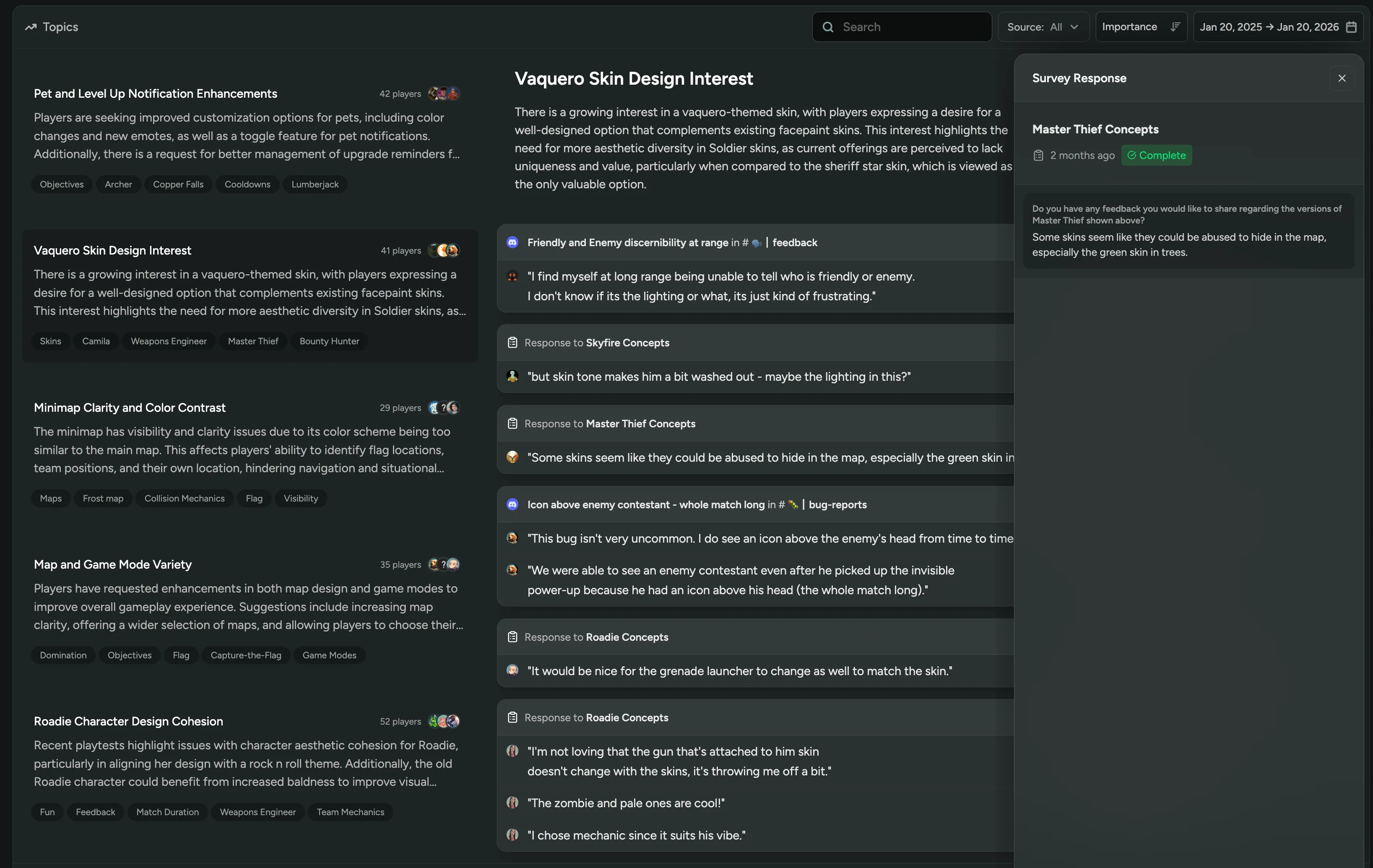 New Sentiment Experience
