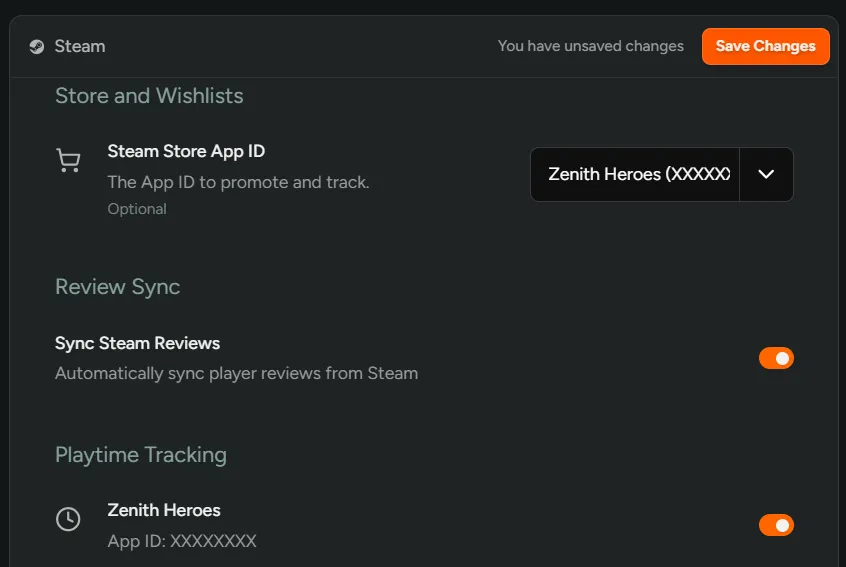 Sync Steam Reviews