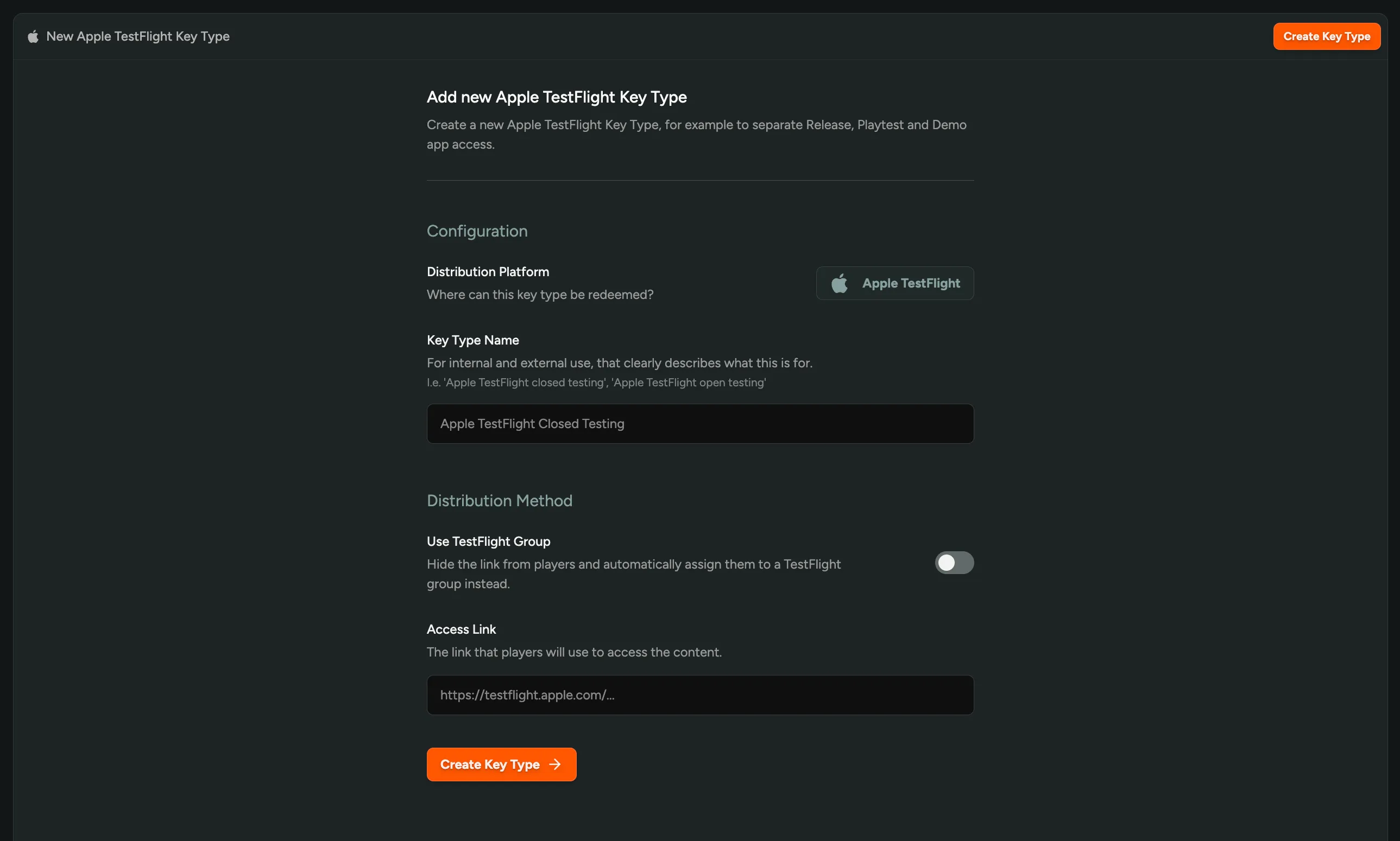 Apple TestFlight Playtests