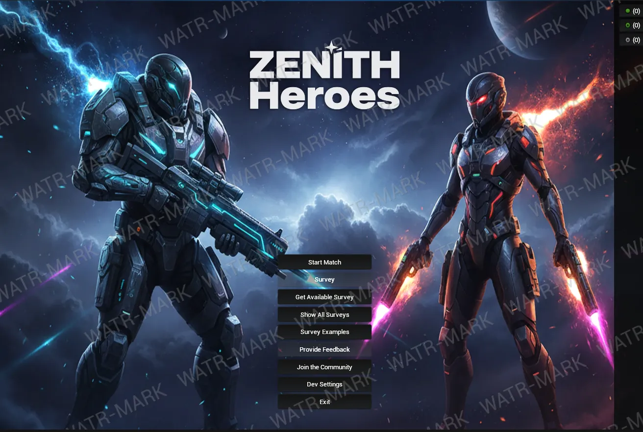 Watermark overlay tiling a player code across the game screen